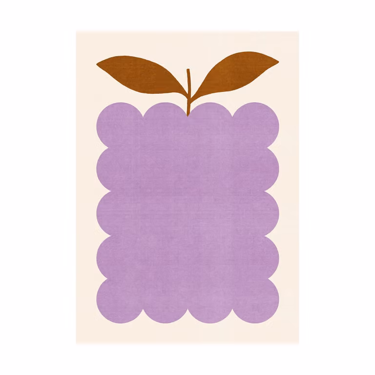 Paper Collective Lilac Berry poster B/D: 30 x 40 cm