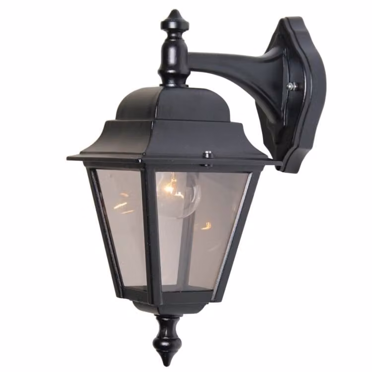 Franssen Quadrana Down Klassieke Buitenlamp - Antiek Groen - Wandmontage