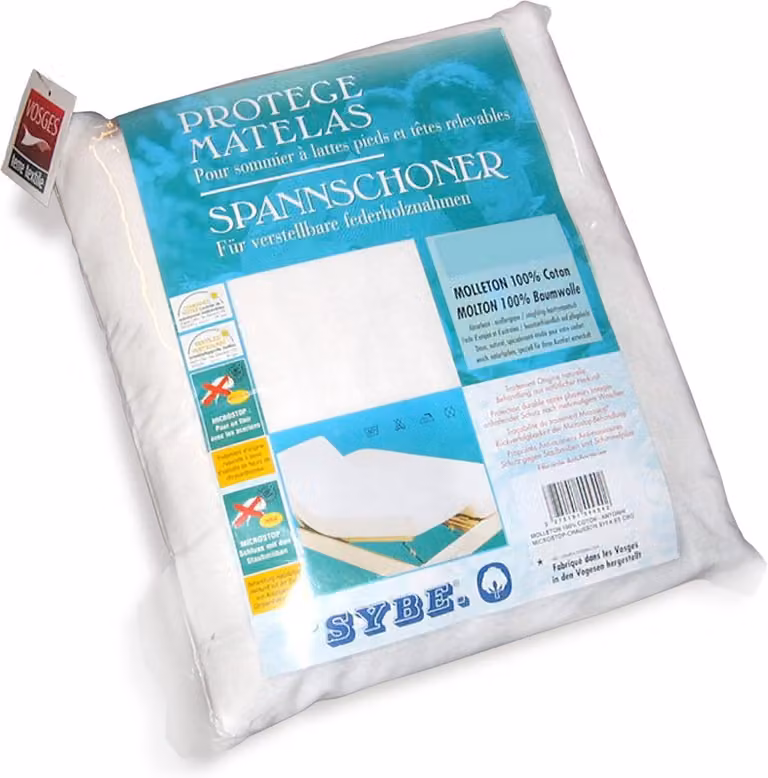 Absorberende Molton Matrasbeschermer 2x 90x200 cm - Anti-Mijt & Wasbaar