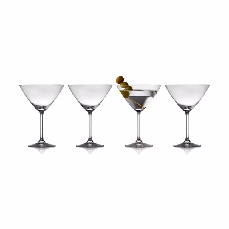 Lyngby Glas Juvel martiniglas 28 cl 4-pack Kristal