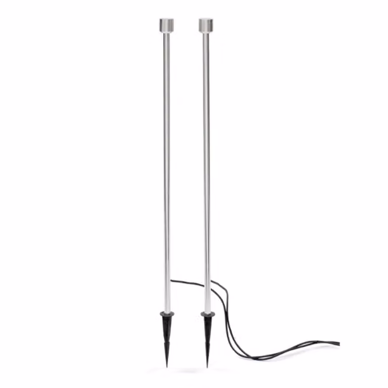 KonstSmide Monza Tuinspot Uplight Metaalgrijs Hoogte: 107 cm