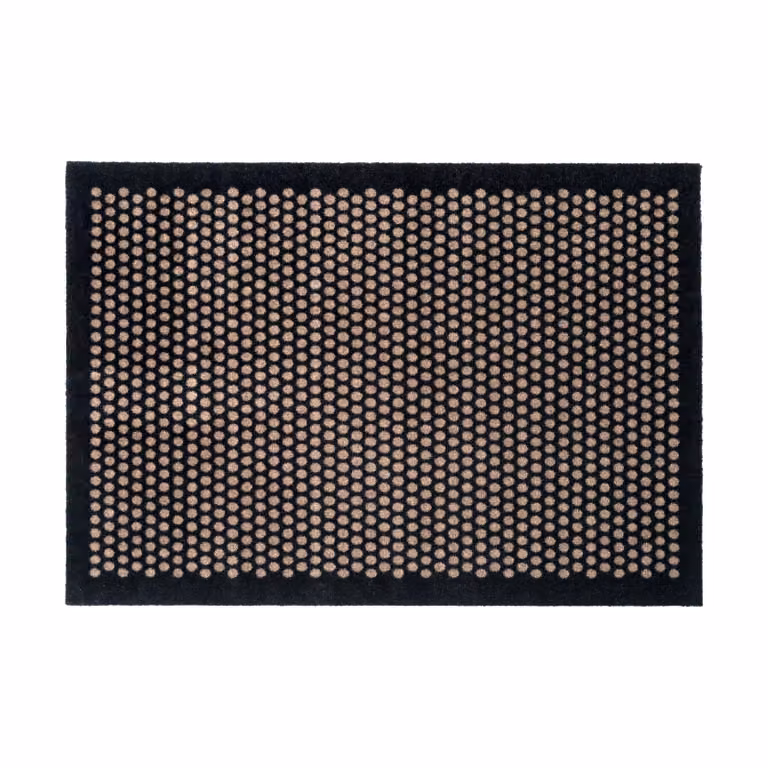 Tica Copenhagen Dot gangmat Black-sand, 90 x 130 cm