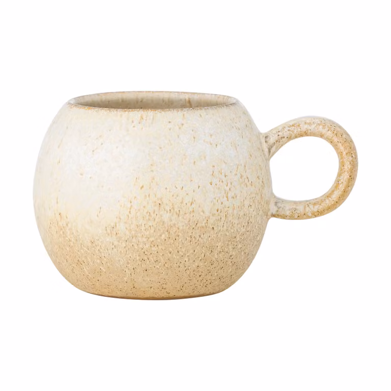 Bloomingville Paula mok set van 4 stuks beige/zand/bruin 41 cl