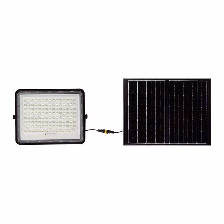 V-TAC VT 180W LED Solar Floodlight met afstandsbediening, 1800 lumen, 16000mAh batterij en IP65-bescherming