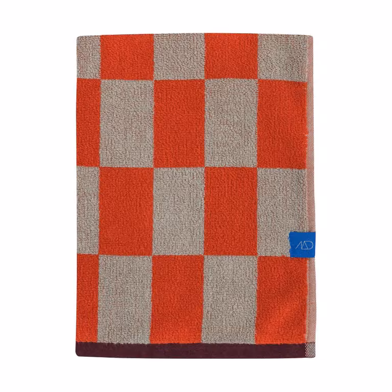 Mette Ditmer Retro handdoek Dark orange, 70 x 33 cm