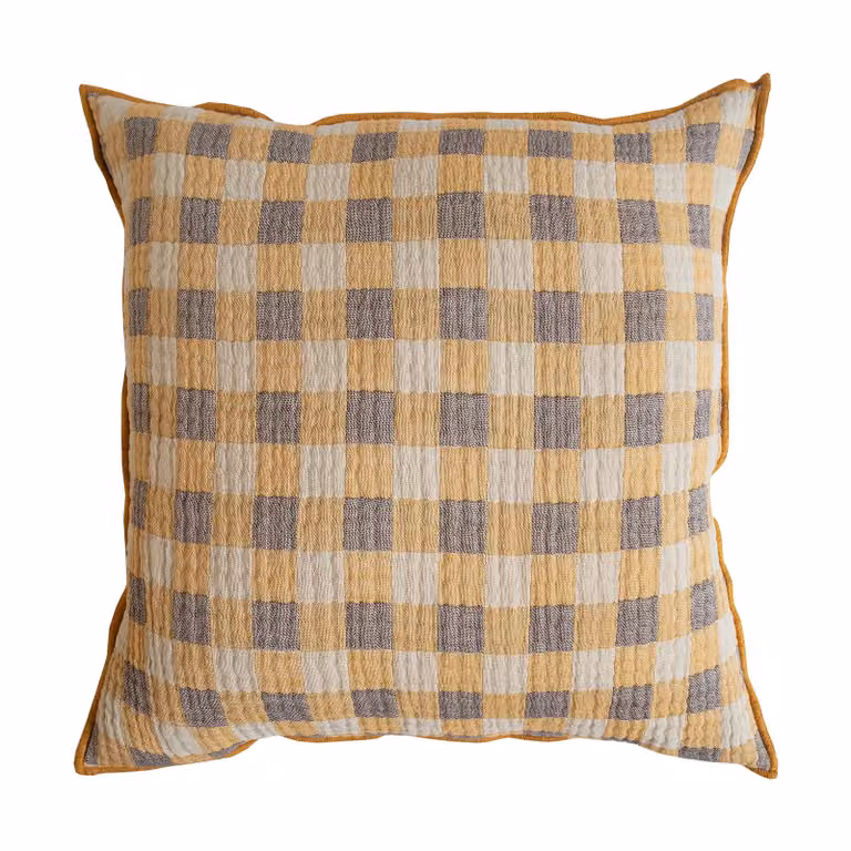 Brita Sweden Pomme kussenhoes Geel, 50 x 50 cm
