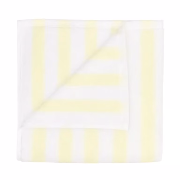 Blomus Arto handdoek 2-pack, Wit-transparant geel, 30 x 50 cm
