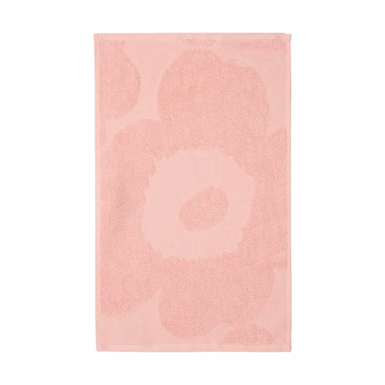 Marimekko Unikko gastenhanddoek Pink-powder B: 50 cm, D: 30 cm