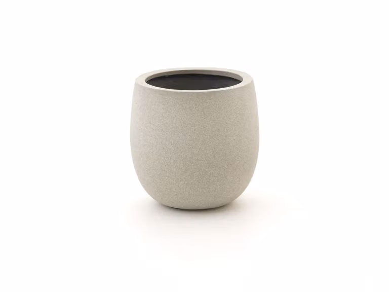 Luca Lifestyle Bloempot Wit, Kunststof, ø42 cm