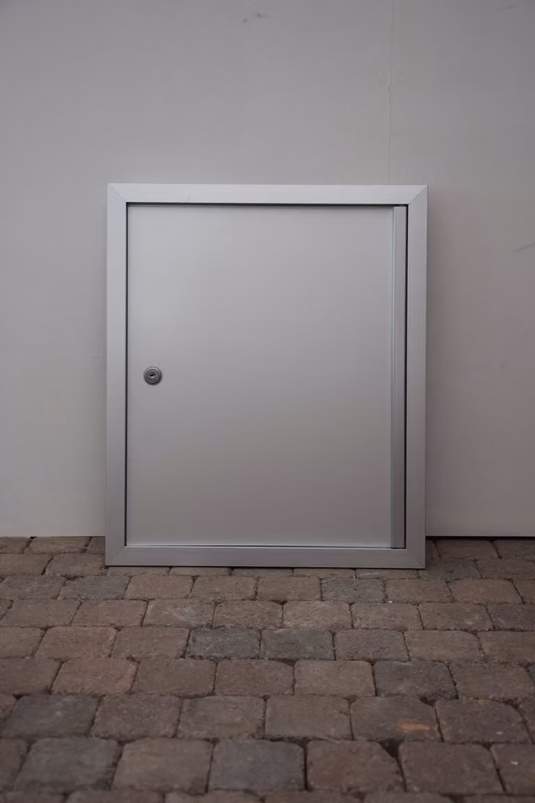 Aluminium brievenbusdeur Large, 42 x 50 cm