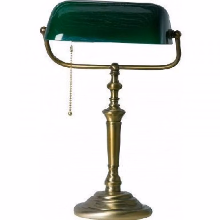 Steinhauer Notarislamp Ancilla Tafellamp Brons en Groen