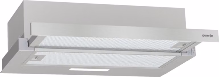 Gorenje TH62E3X Inbouw afzuigkap, 60 cm, zilverkleurig, geschikt voor afvoer en recirculatie