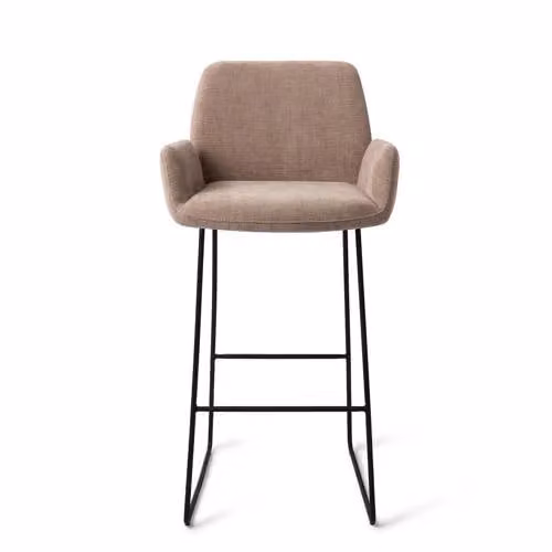 Jesper Home barkruk Misaki met stoffen bekleding