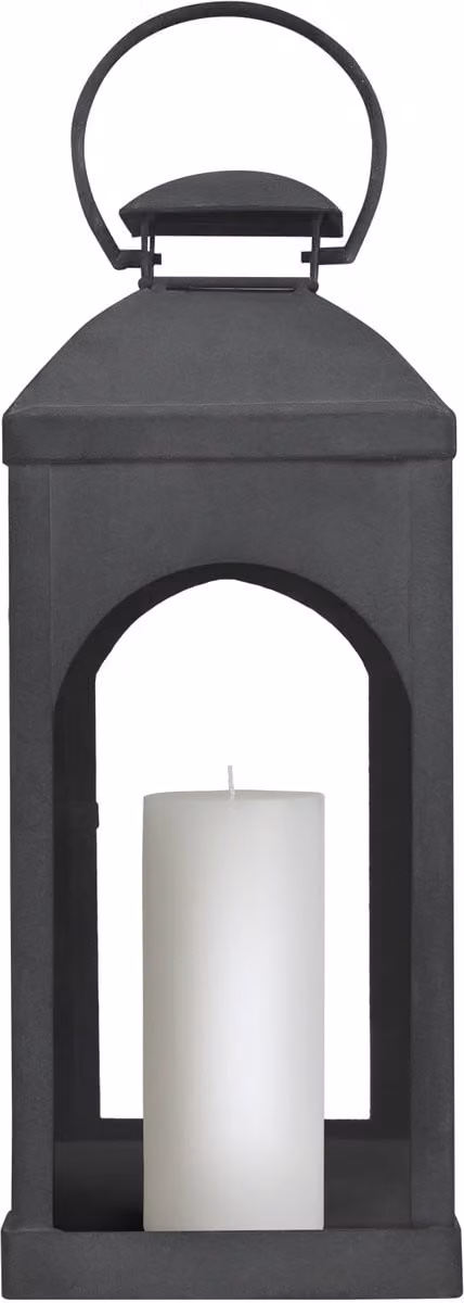 KS Verlichting Capri Windlicht Antraciet Small
