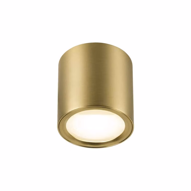 SLV Oculus opbouwspot goud/brass modern rond aluminium