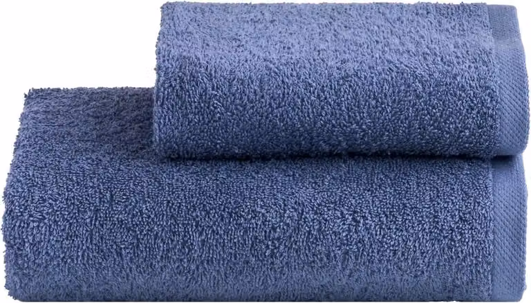Set van 2 badhanddoeken van 100% katoenen badstof, 420 g/m², zacht en absorberend, effen kleur, B: 110 cm x B: 60 cm en B: 60 cm x B: 40 cm