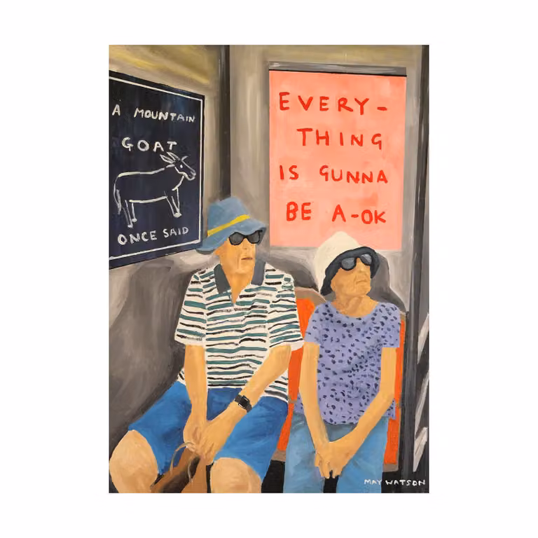 Paper Collective Everything Is Gunna Be OK poster 30 x 40 cm