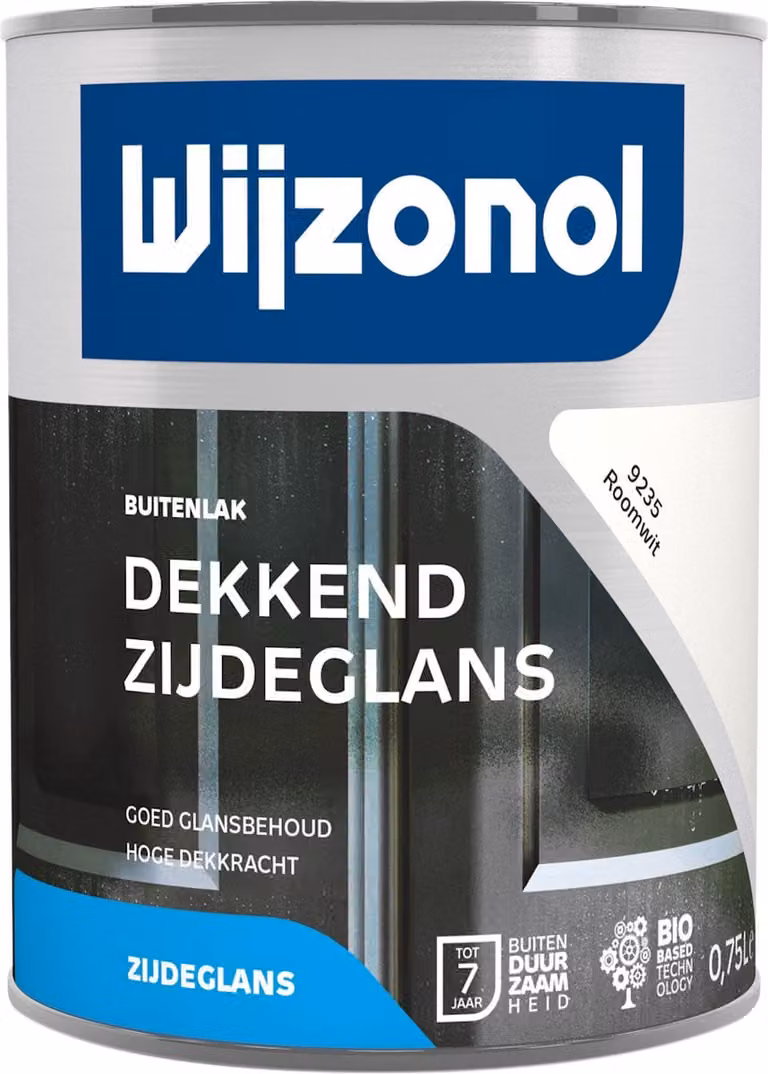 Wijzonol Dekkende Zijdeglans Verf RAL 7016 - 750 ml