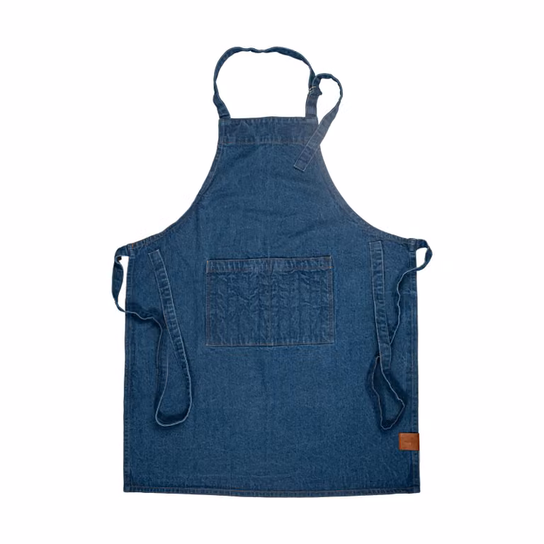 Sagaform Aron denim schort voor volwassenen Blauw 70 x 90 cm