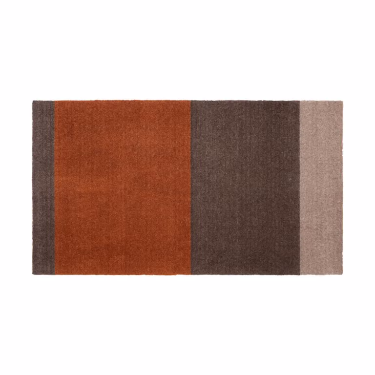 Tica Copenhagen Stripes gangmat horizontaal Brown-terracotta B: 120 cm, D: 67 cm