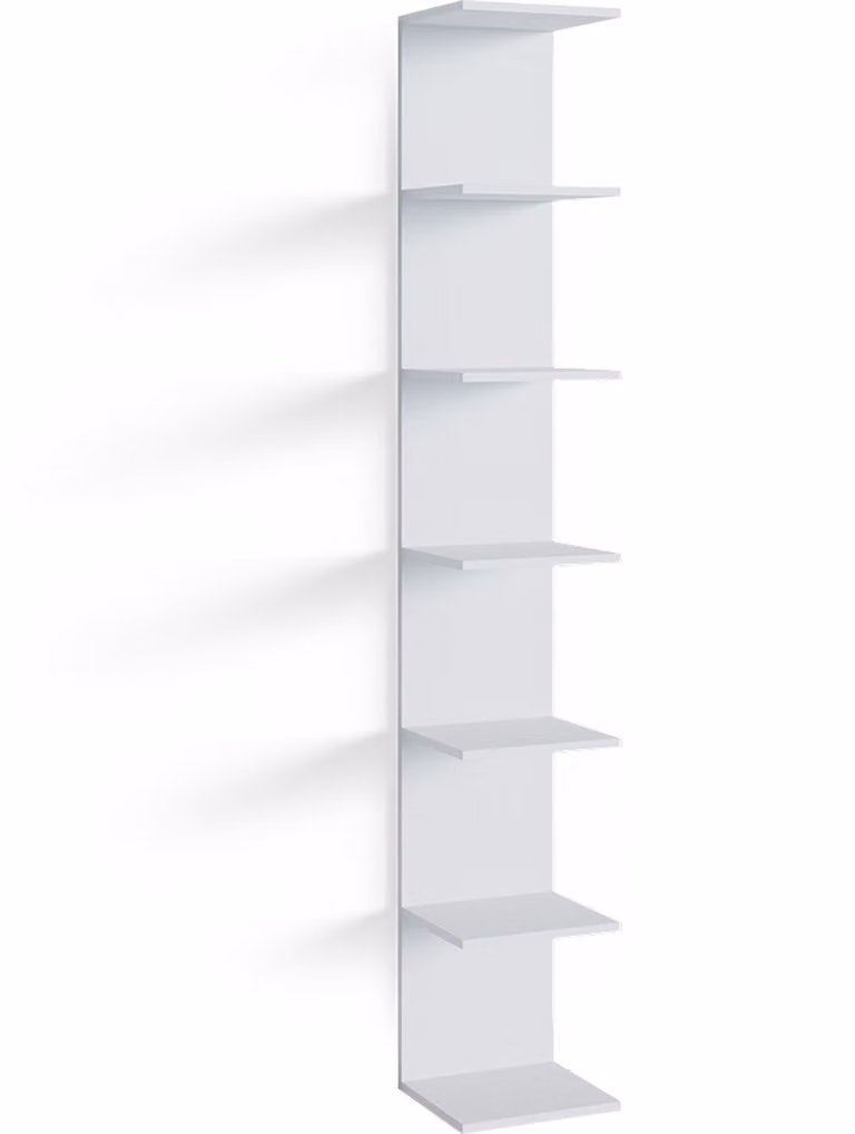 Vicco Paolo Wandrek voor schoenen, Wit, B: 30 cm, H: 190 cm