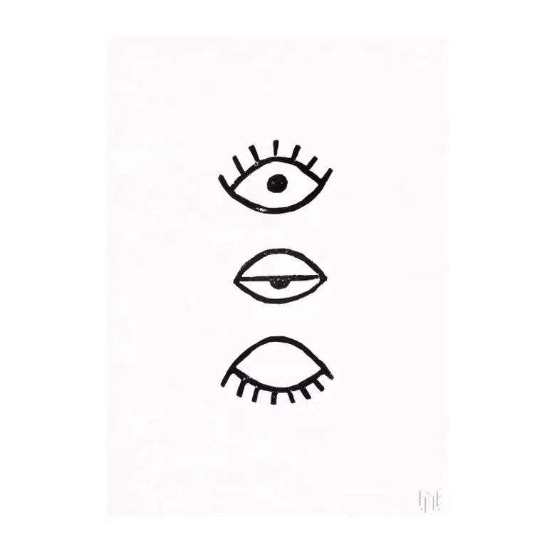 Fine Little Day Eye Eye poster, 50 x 70 cm