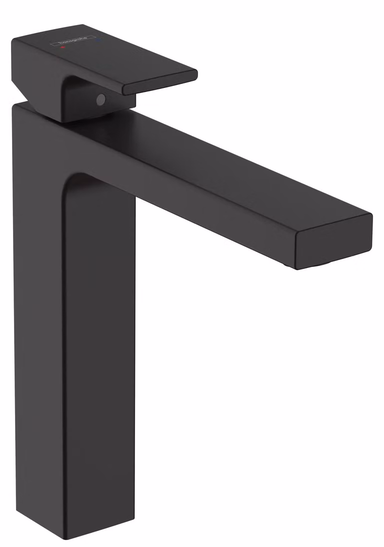 Hansgrohe VERNIS Shape 190 eengreeps wastafelmengkraan met pop-up afvoer, matzwart