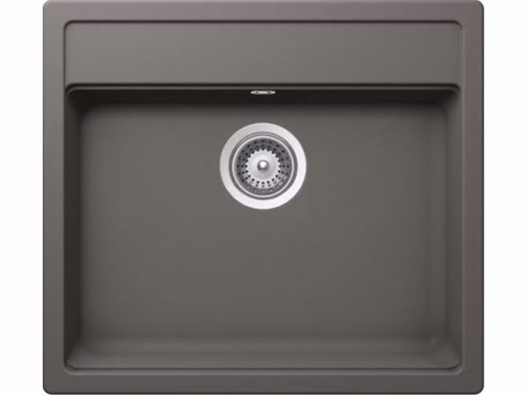 Schock onderbouw spoelbak Mono N-100 U Silverstone inclusief afvalbak
