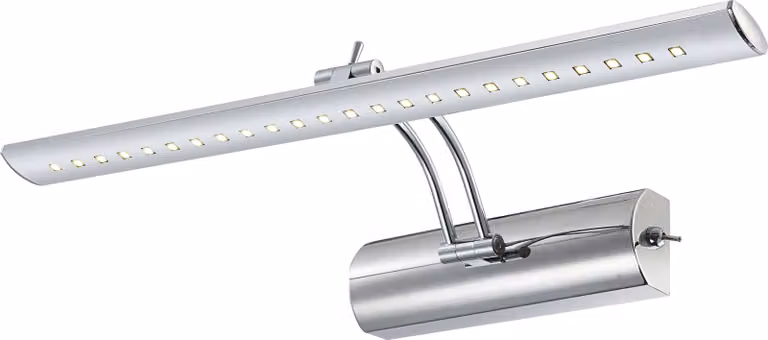 Globo Lighting Picture I LED-wandlamp zilver met chroom afwerking B: 43 cm x H: 16 cm