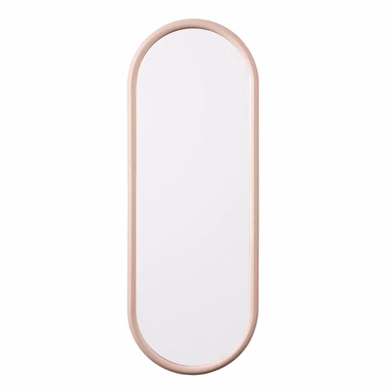 AYTM Angui ovale wandspiegel - Roze - 78 cm