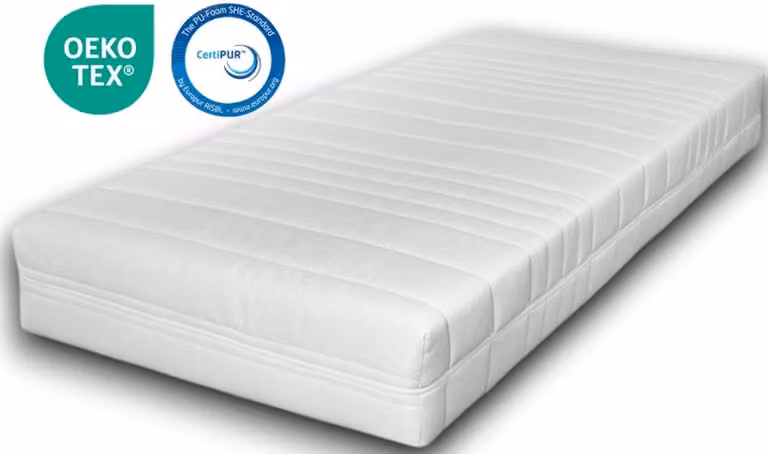 EasyBedden® Koudschuim Kindermatras met Luxe Tijk, HR45 Schuim, B/D/H: 120 x 60 x 14 cm