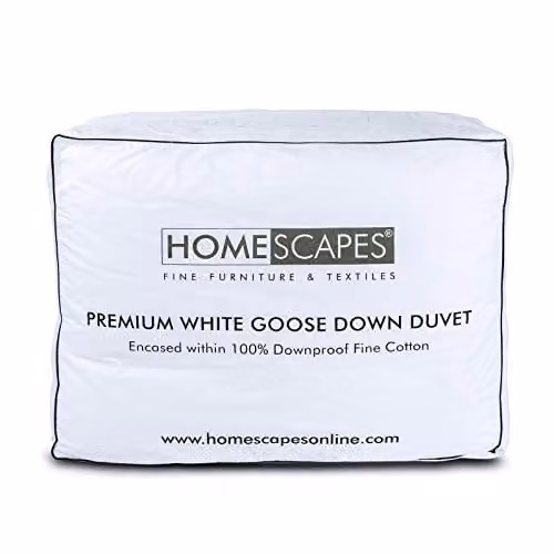 Homescapes Premium Donzen Winterdekbed met Ganzendons, 135 x 200 cm, Warmteklasse 1