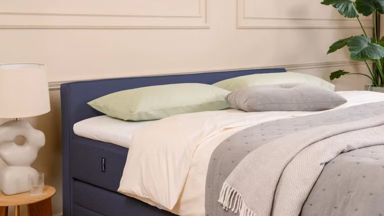 BRUNO Premium boxspring met opbergruimte, blauw, 160 x 200 cm