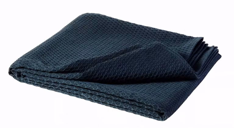 Scandi Living Kimono bedsprei Storm Blue (Blauw) 139 x 260 cm