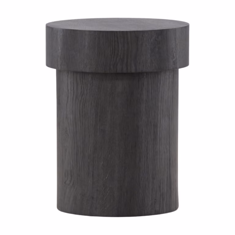 Nest of Nora Ronde bijzettafel Kelna - Zwart - Ø35 cm