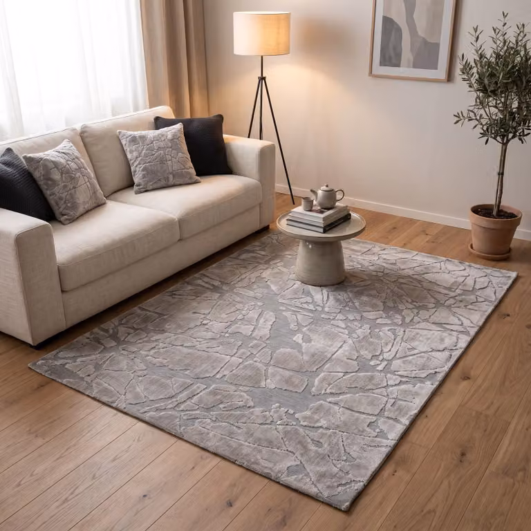 By Boo Vloerkleed Faune - Grijs - 160 x 230 cm - Vintage Design