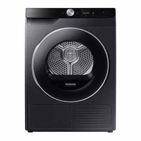 Samsung DV90DG6845LBU3 Warmtepompdroger Zwart met Smart Home Integratie en 9 kg Capaciteit