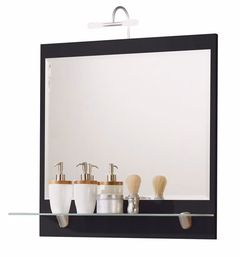 Posseik Wandspiegel, Antraciet, 70 cm