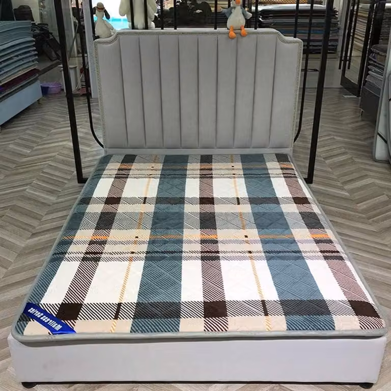Veelkleurige Futonmatras Tatami met zacht melkfluweel voor comfortabel slapen, 180 x 220 cm