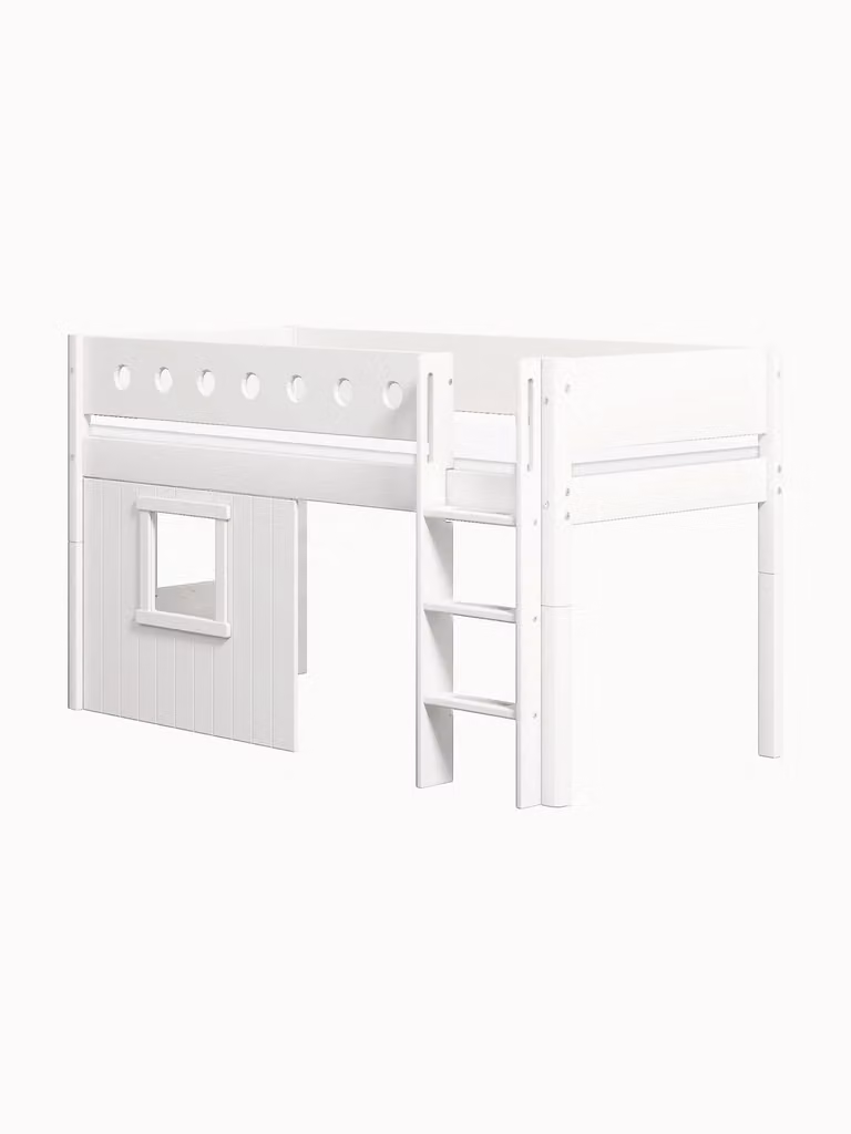 Flexa Kinderbed met boomhut, massief hout, 90 x 200 cm