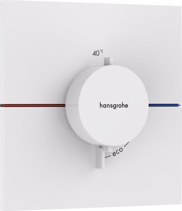 Hansgrohe ShowerSelect Comfort E UP Thermostatische douchearmatuur met safety stop, matwit