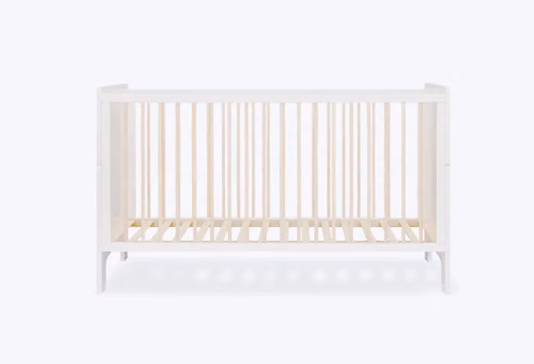 Hypnia minimalist kinderbed van massief hout met lades, wit, 60 x 120 cm
