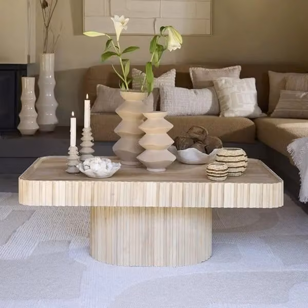 Light & Living Salontafel Kioto van mangohout, Naturel, B/D/H: 120 x 70 x 42 cm