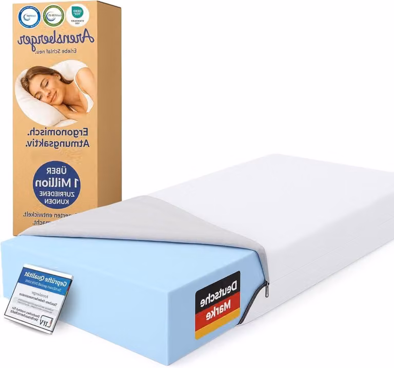 Wit Gelschuim Matras met Open Celstructuur voor Comfortabel Slapen, 140 x 200 cm