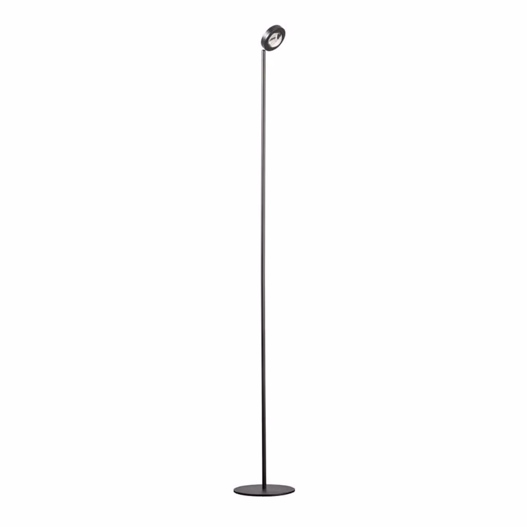 ETH Design vloerlamp Jake Round zwart metalen