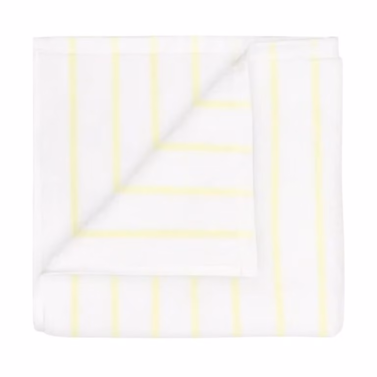 Blomus Arto handdoek 2-pack, Transparant geel-wit, Breedte: 30 cm, Lengte: 50 cm