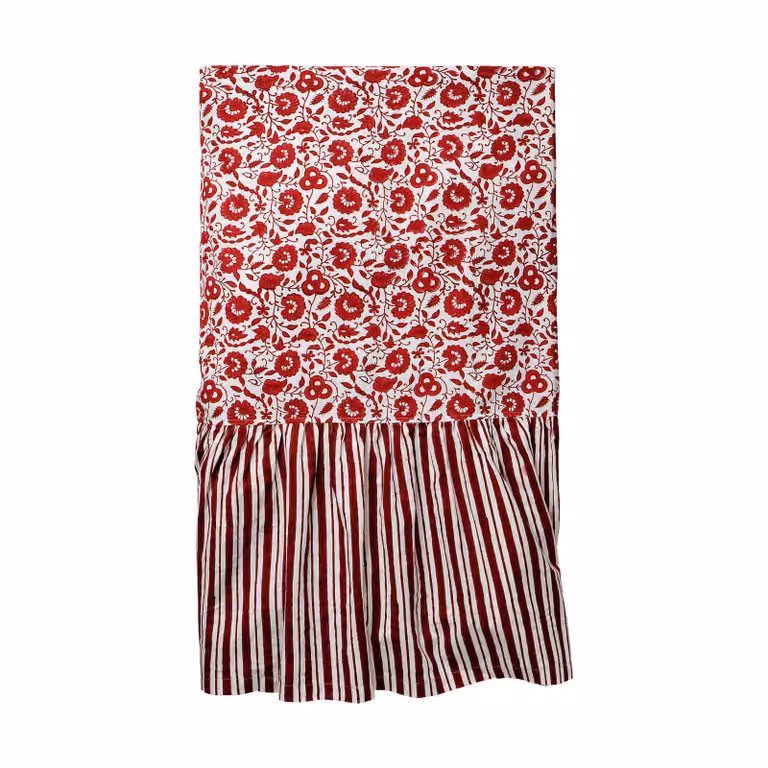 Pick a Poppy Damson tafellaken Burgundy, 250 x 150 cm