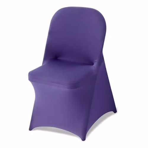 VEVOR 50 stuks elastische stoelhoezen voor eetkamerstoelen, paars, polyester en elastan, B/D/H: 45 x 46 x 77 cm