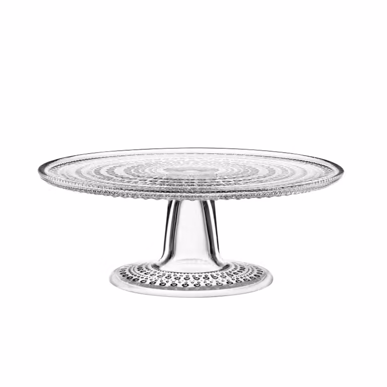 Iittala Kastehelmi Taartstandaard Klein Helder Glas