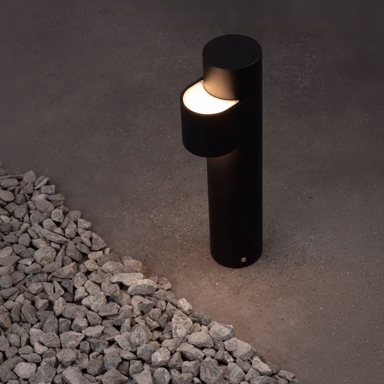Aduro Lyora Tuinlamp - Zwart/Grijs - 35 cm